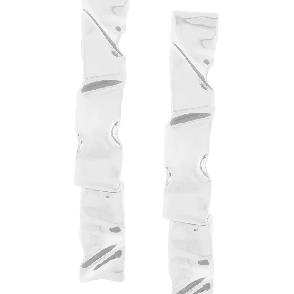 Серьги-подвески Wave