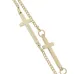 Double cross bracelet