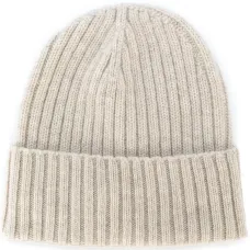 Кашемировая шапка в рубчик