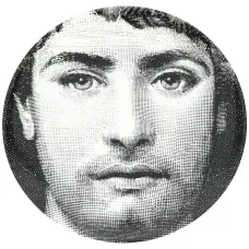 Тарелка с принтом