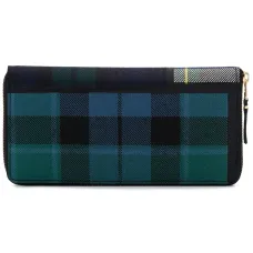 Шерстяной кошелек в клетку тартан