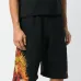 Шорты с принтом пламени