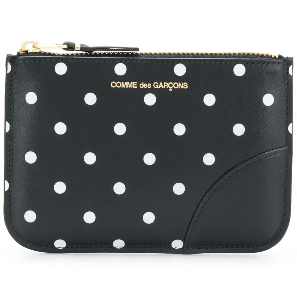 Кошелек для монет с узором в горох