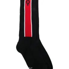 Носки дизайна колор-блок с логотипом Носки дизайна колор-блок с логотипом