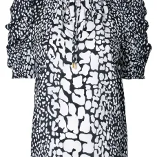 Блузка с пятнистым узором