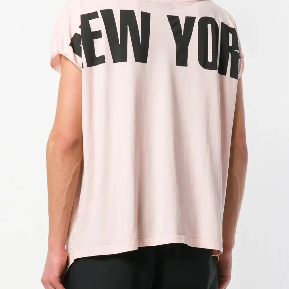 Футболка с вырезом-лодочкой 'NY'