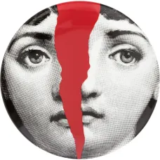 Тарелка с принтом