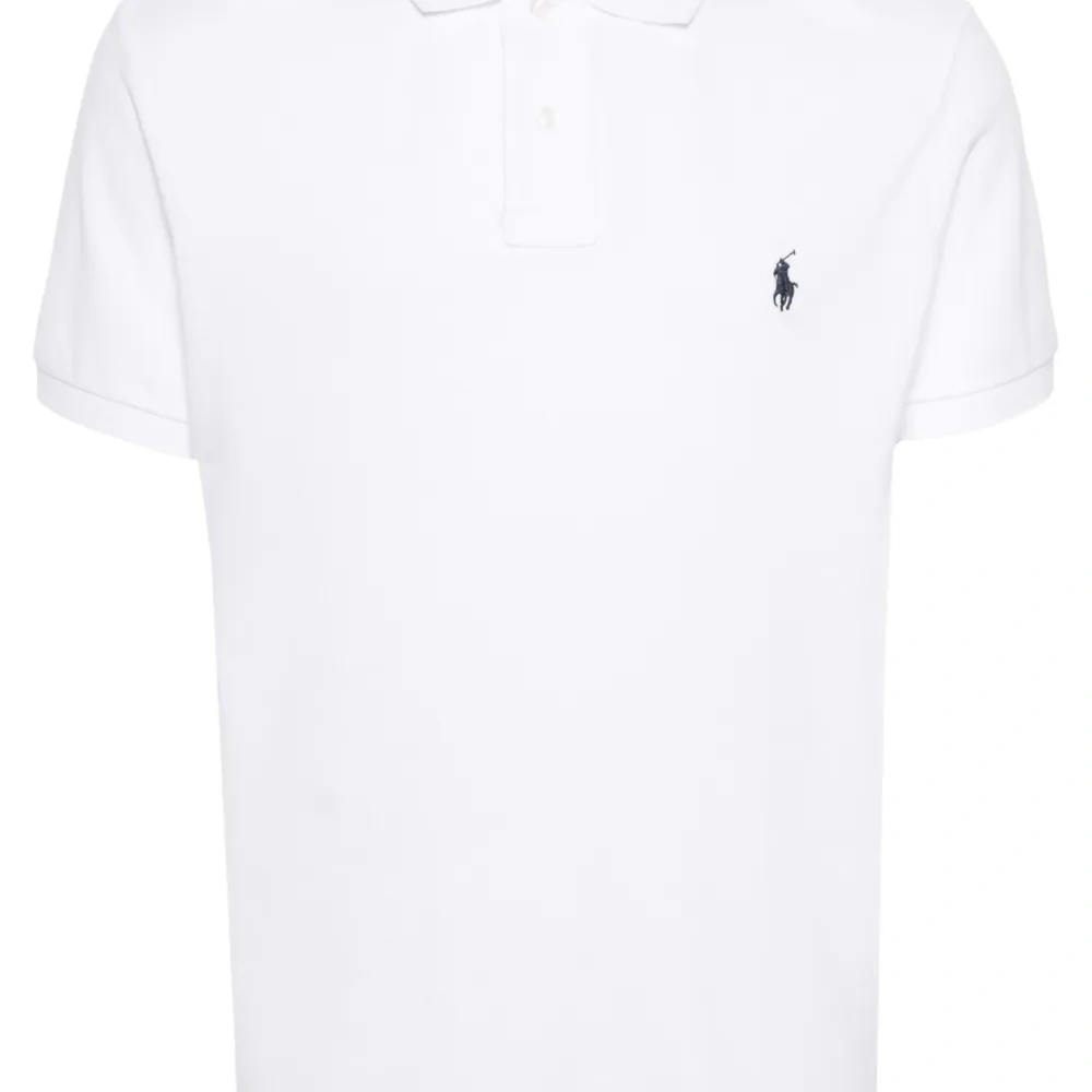 Рубашка поло с вышитым логотипом