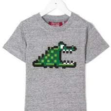 футболка с принтом 'Pixel Croc'
