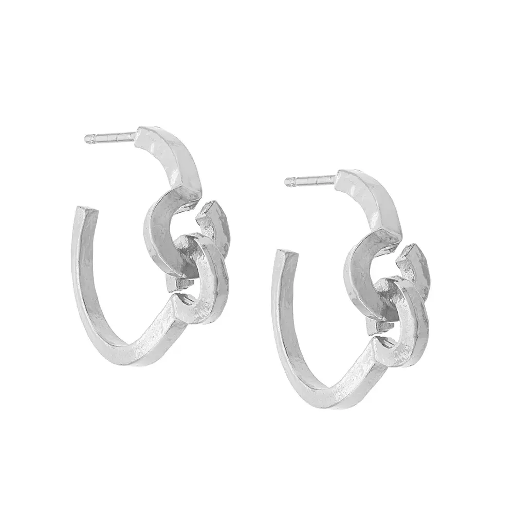 Серьги-кольца Technofossils