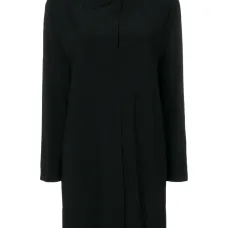 Collared long-line cardigan