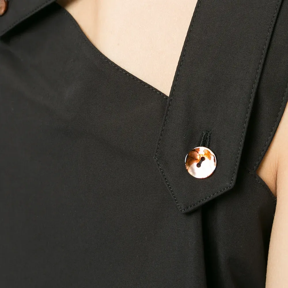 Топ без рукавов асимметричного кроя