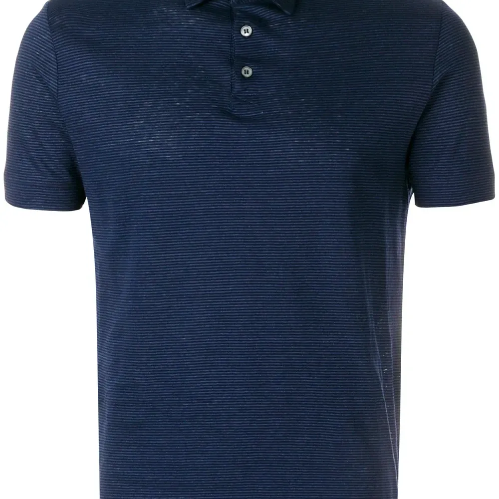 Рубашка-поло в полоску