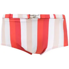 Striped swim briefs