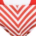 Striped swim briefs