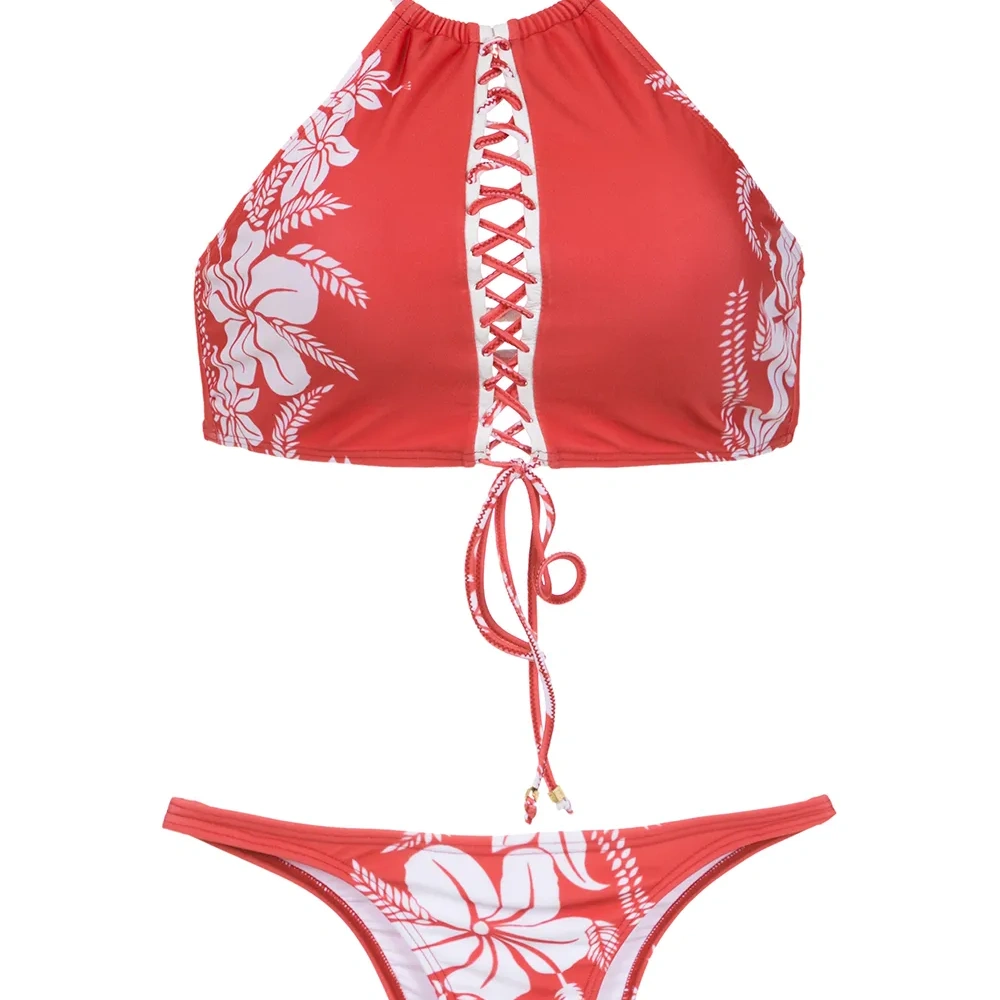 Printed bikini set