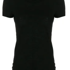 Тонкая футболка с фактурной выделкой