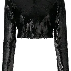 укороченный пиджак с пайетками укороченный пиджак с пайетками