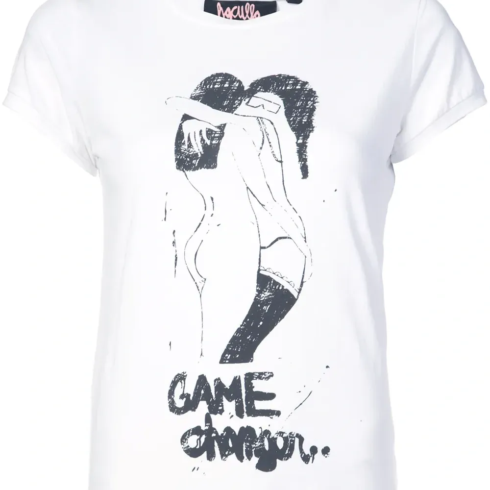 футболка с принтом