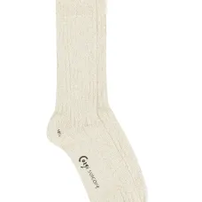 Носки с высоким голенищем с люрексом