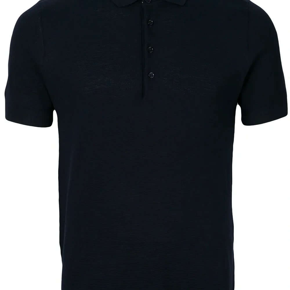 Однотонная рубашка-поло