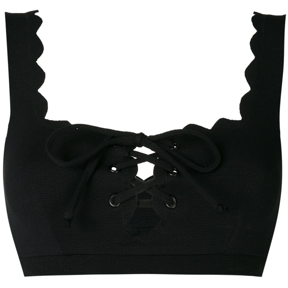 Лиф от бикини с волнистыми краями