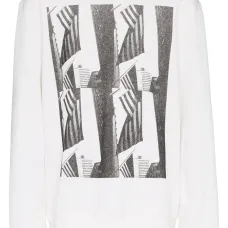 Топ 'Andy Warhol' с длинными рукавами и принтом