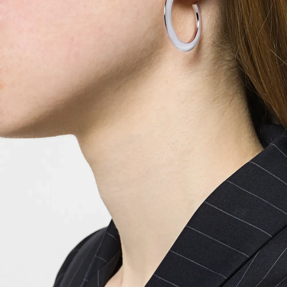 Моносерьга-кольцо среднего размера 'Else'