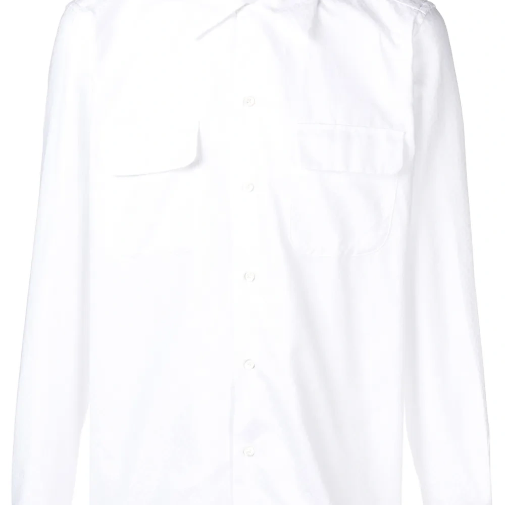 Рубашка с заостренным воротником