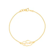 Браслет с кулоном 'Non'