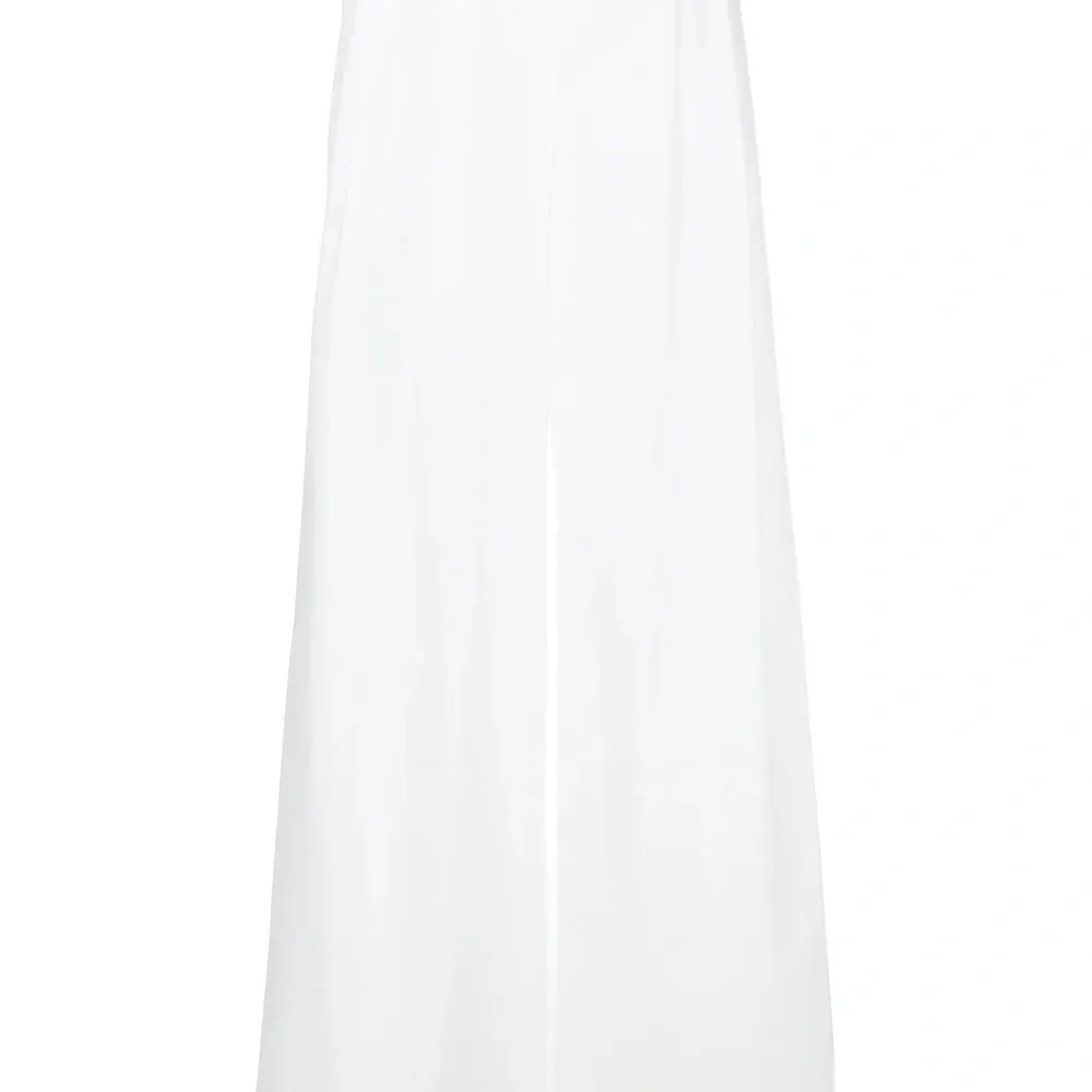 Расклешенные брюки с высокой талией