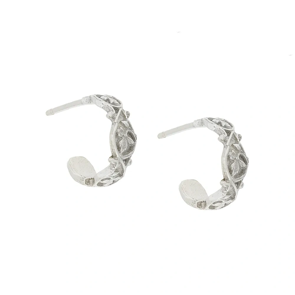 Круглые серьги 'My Favourite' с гравировкой