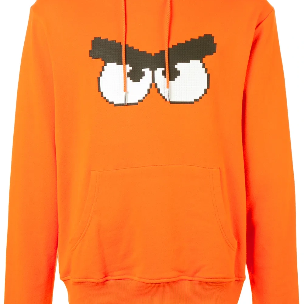 толстовка с капюшоном и принтом 'Angry'