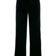 velvet cropped trousers