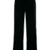velvet cropped trousers