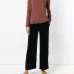 velvet cropped trousers