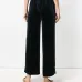 velvet cropped trousers