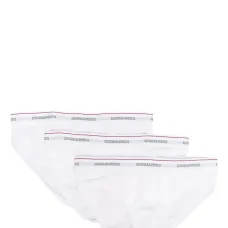 Комплект из трех трусов-брифов с логотипом