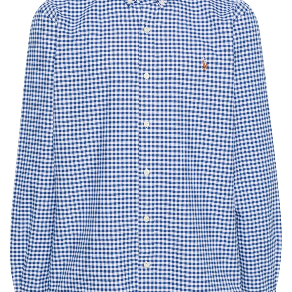 Клетчатая рубашка с вышивкой Polo Pony