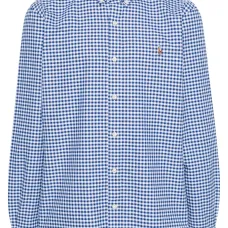 Клетчатая рубашка с вышивкой Polo Pony