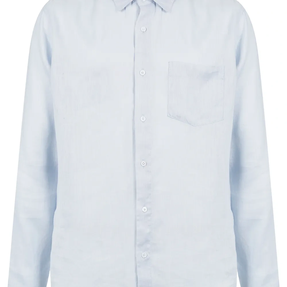 Long sleeved linen top