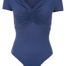 Swimsuit with gathered details