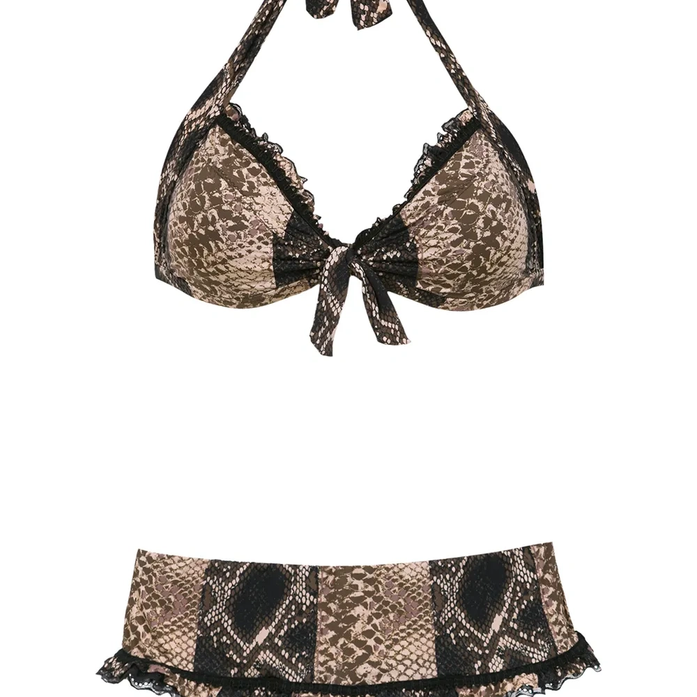Printed bikini set