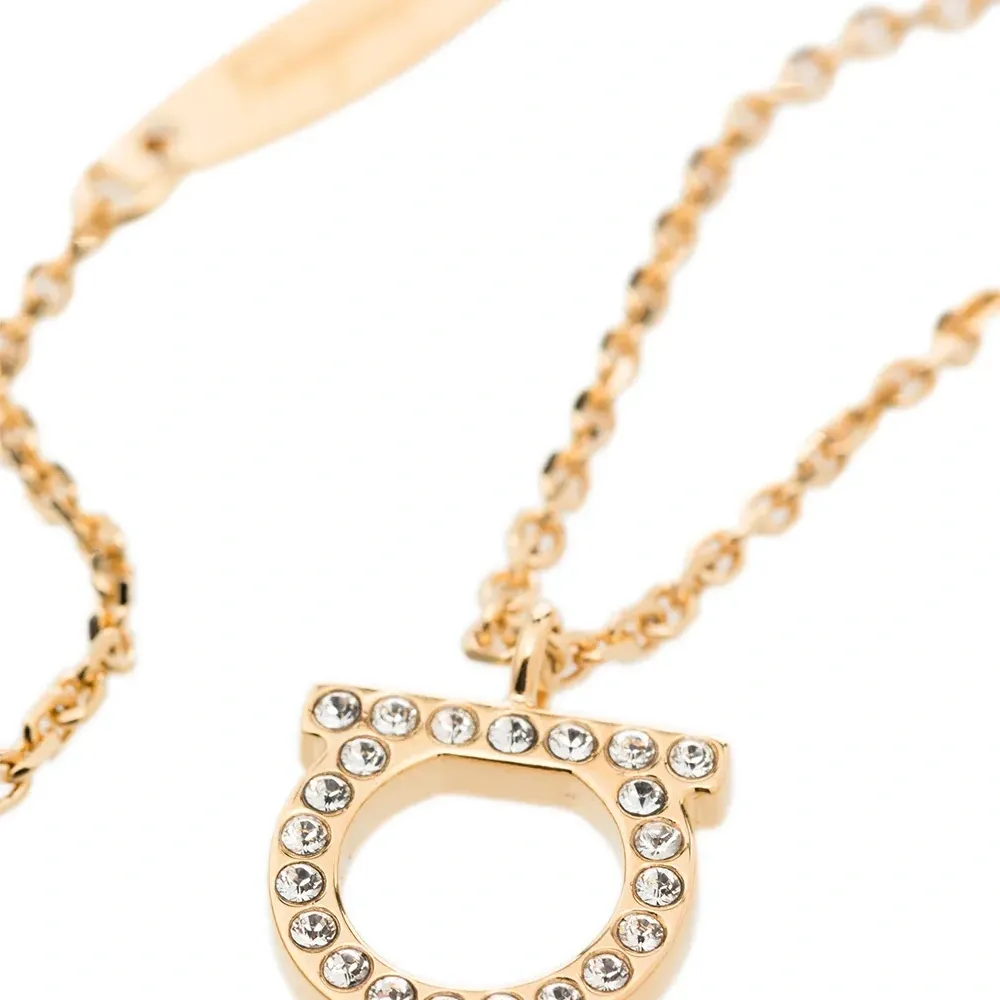 Колье с подвеской Gancini с кристаллами