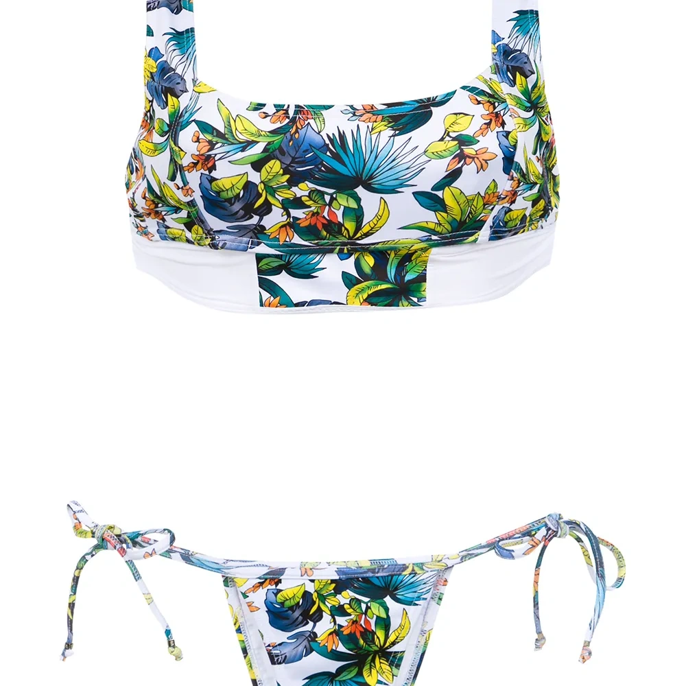 Printed bikini set