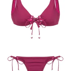 Lace up bikini