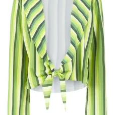 Укороченный топ в полоску