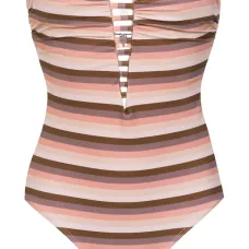 Striped swimsuit