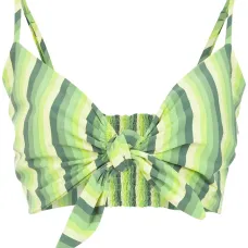 Укороченный топ в полоску