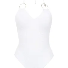 Swimsuit with metallic details